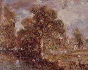 Scene on a River - 约翰·康斯特布尔